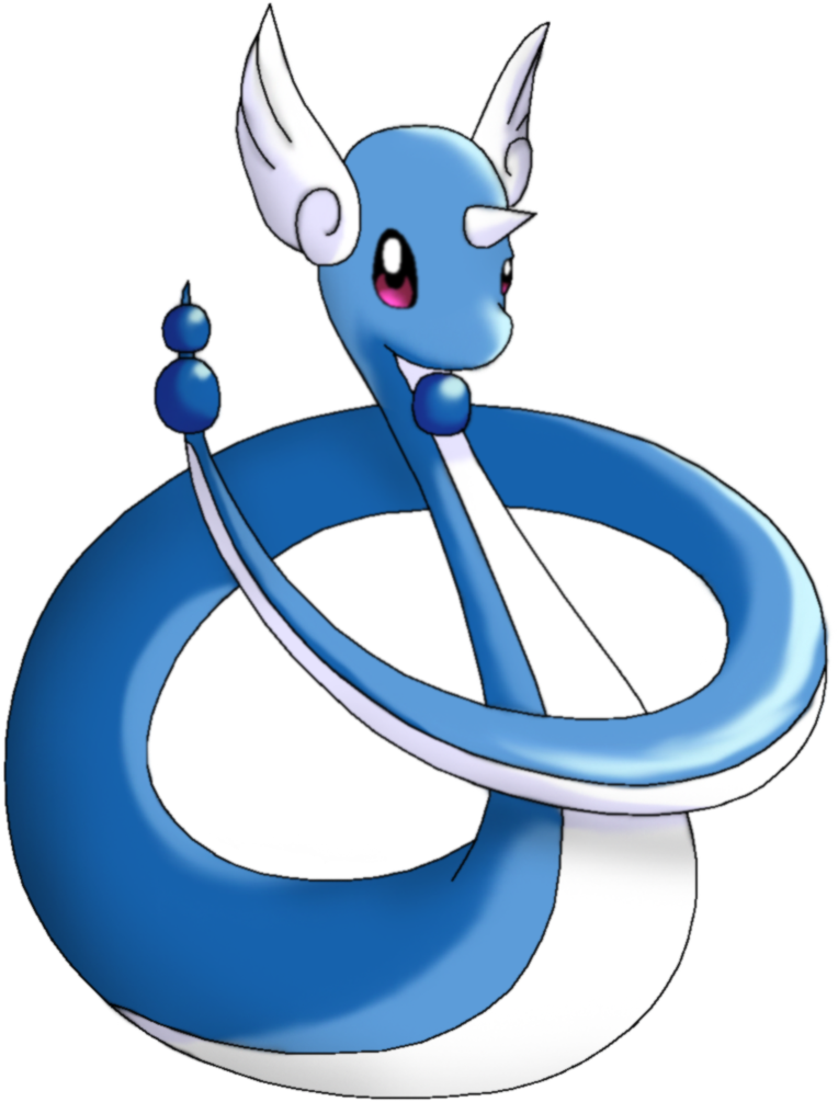50 Pokemon - Dragonair Render (781x1022), Png Download