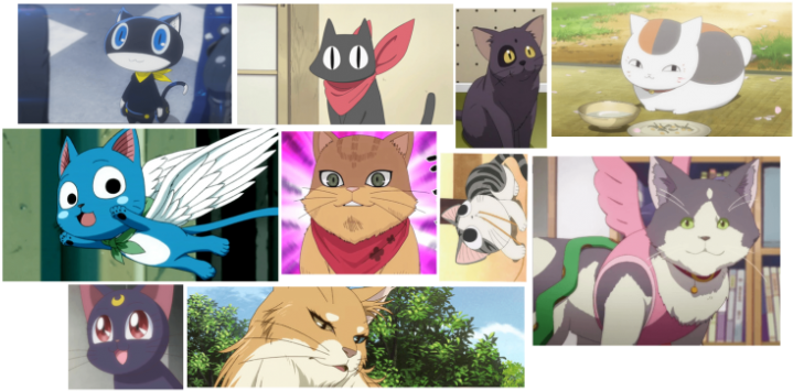 Top 10 Anime Cats - Anime (780x390), Png Download