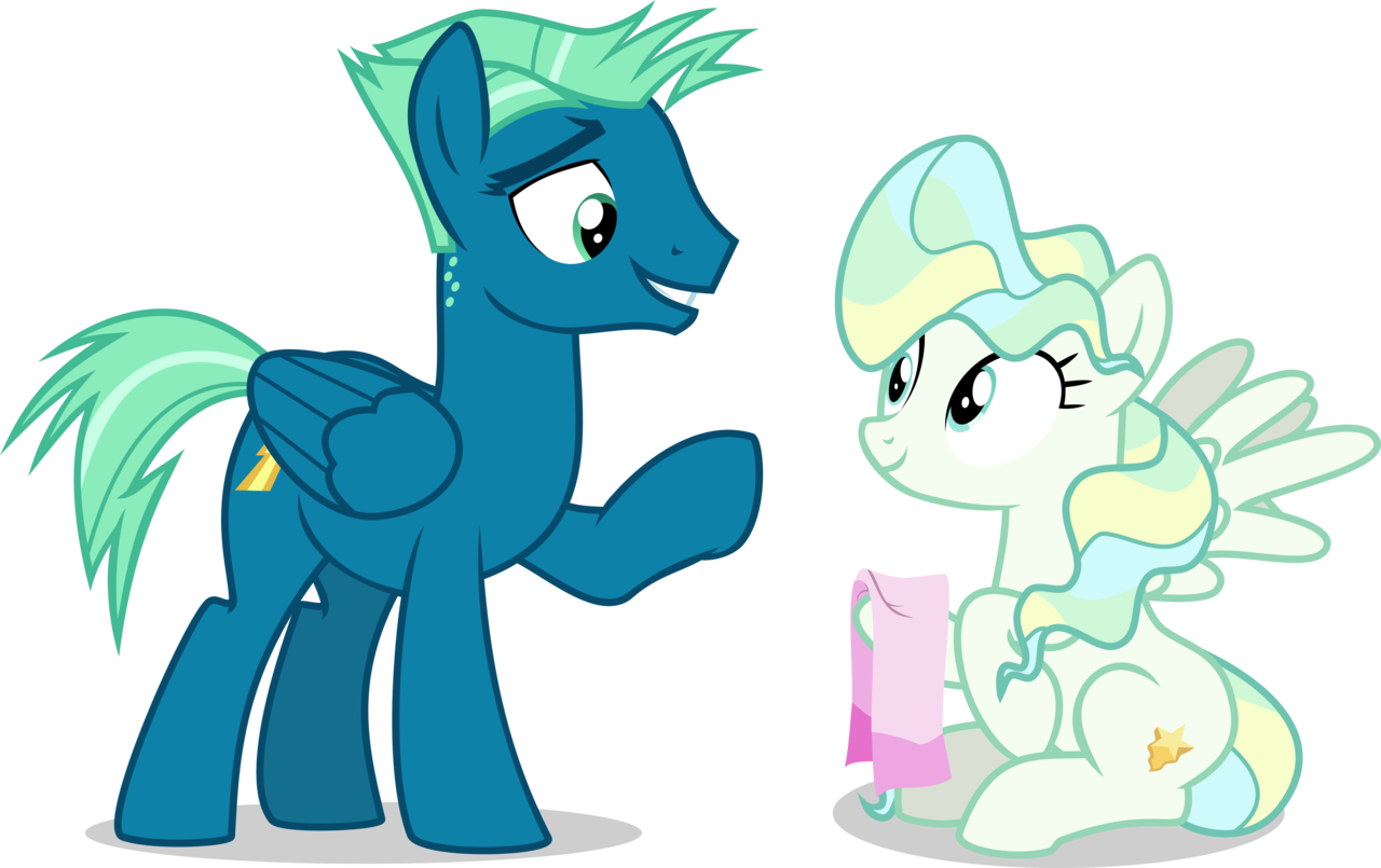 Absurd Res Artist Limedazzle Cloth Hoof - Mlp Vapor Trail X Sky Stinger (1280x805), Png Download