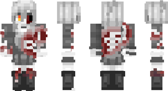 Minecraft Skin Nubes - Graphic Design (600x348), Png Download