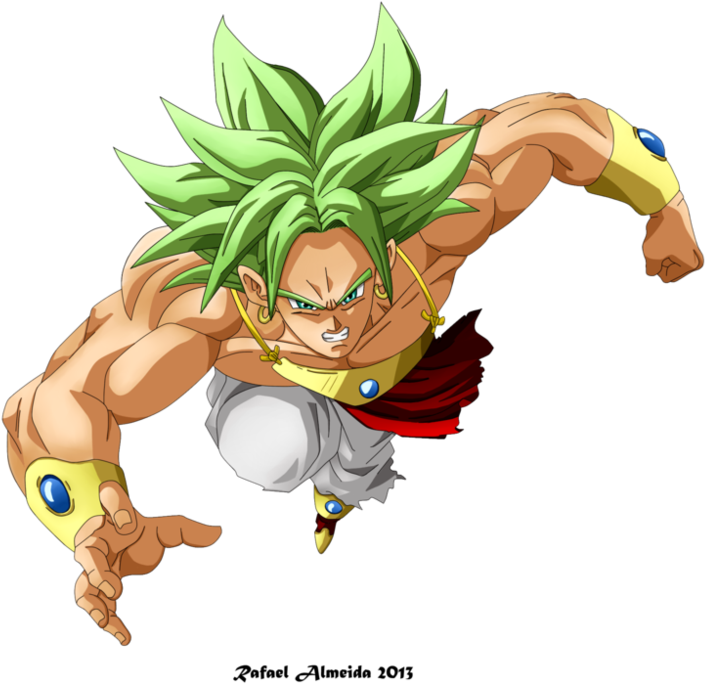 Broly Png Running - Broly Ssj God Blue (1001x798), Png Download