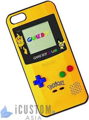 Pokemon Pikachu Game Boy Color Iphone 5 5s Case - Iphone 6s Case, Cellpowercasestm Pokemon Gameboy [flex (327x400), Png Download