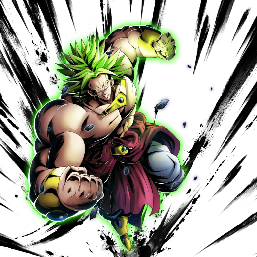 Sp Legendary Super Saiyan Broly - Broly Dragon Ball Legends (522x522), Png Download
