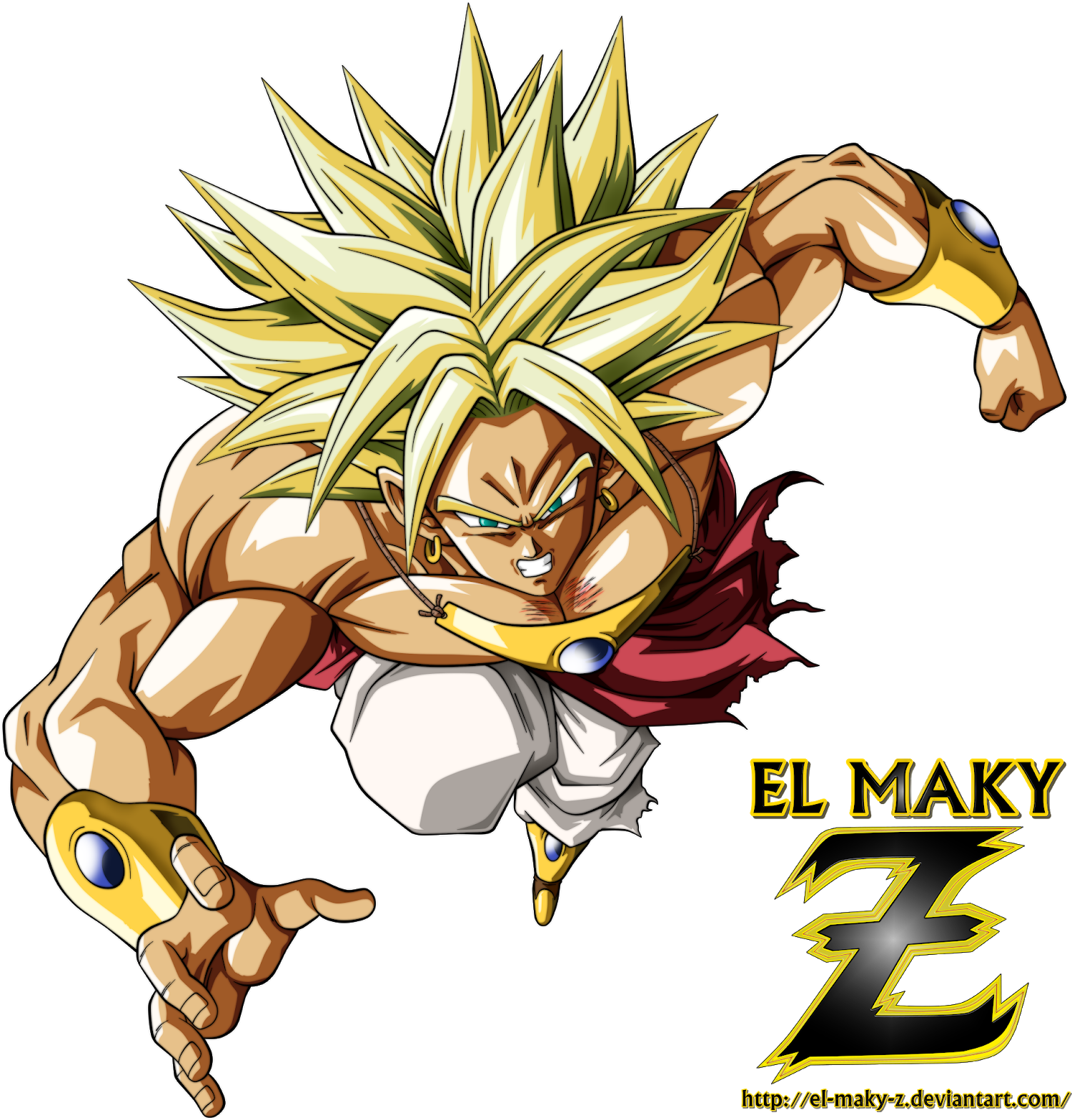 Maky Blog Card Broly Super Saiyan Dragon Ball Png Broly - Dragon Ball Z Broly (1516x1600), Png Download