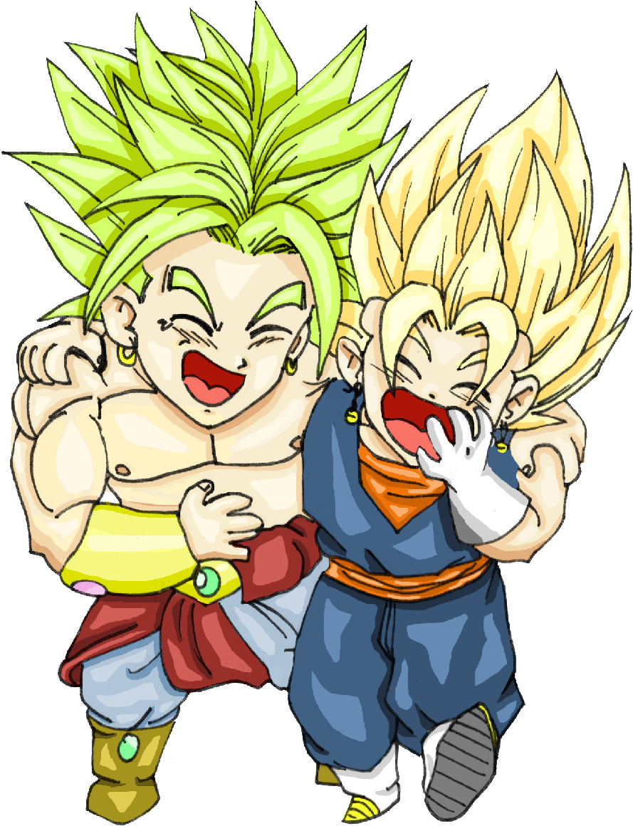 Chapter - Dragon Ball Af Fusion Broly (900x1172), Png Download