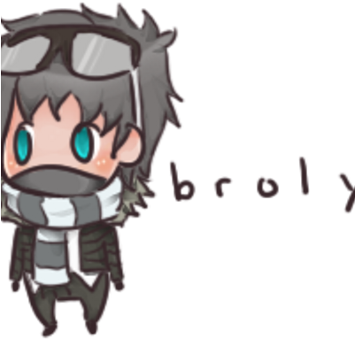 Broly Banes - Cartoon (400x400), Png Download