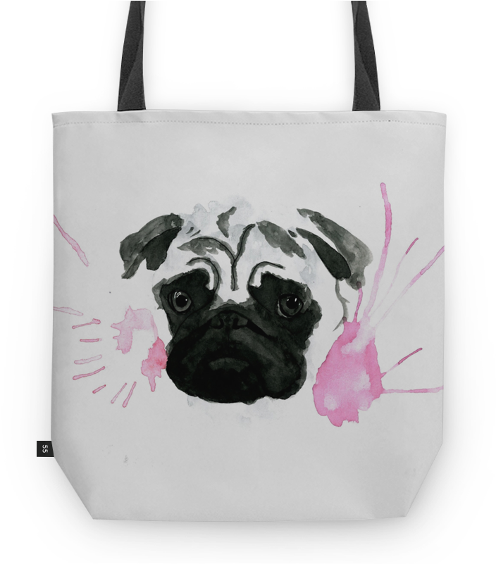Bolsa Pug Lovers De Pricilla Calaçana - Caneca Para Todos Os Garotos Que Eu Amei (800x800), Png Download