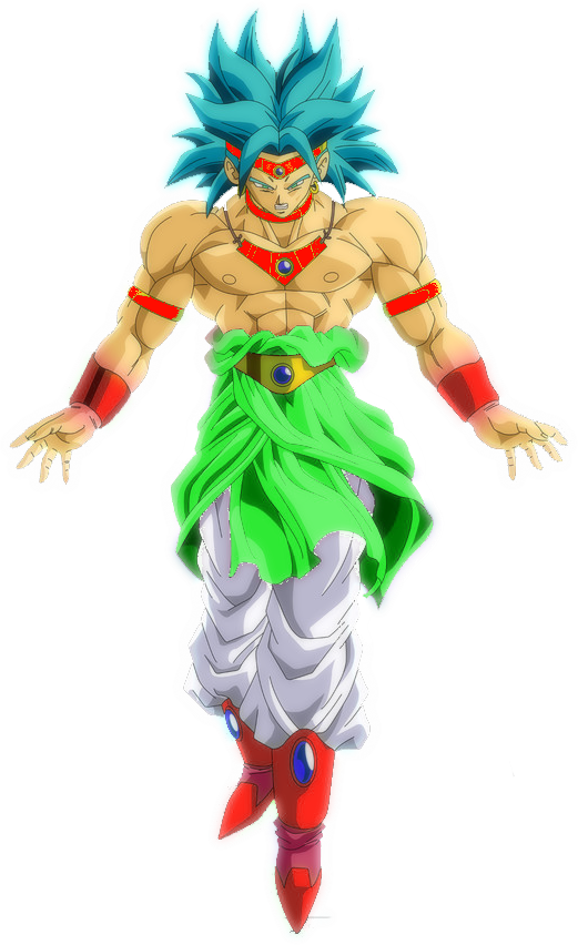 Broly Super Saiyan Restinjido - El Hermano De Broly (521x852), Png Download