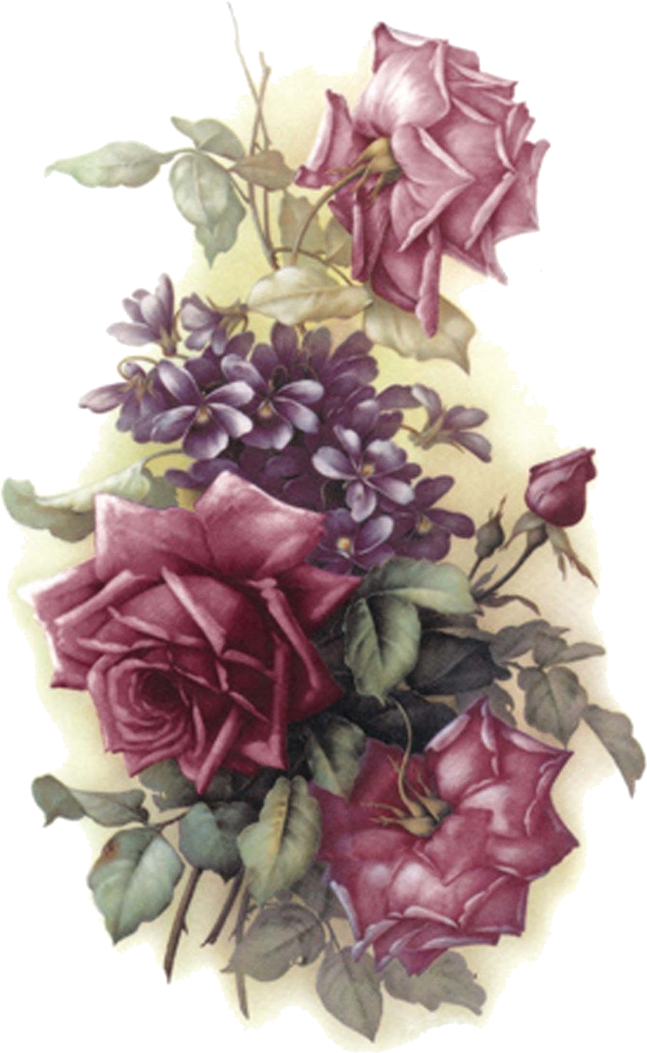 Purple Rose Png (1080x1600), Png Download