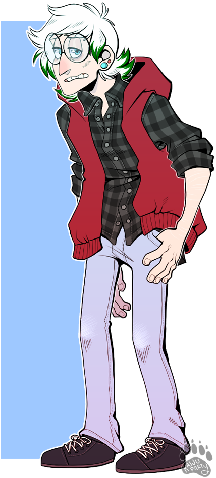 T} The Sad Boy - Cartoon (510x988), Png Download