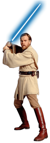 Obi-wan Kenobi Cosplay Shoes Srar Wars Jedi Knight (280x500), Png Download