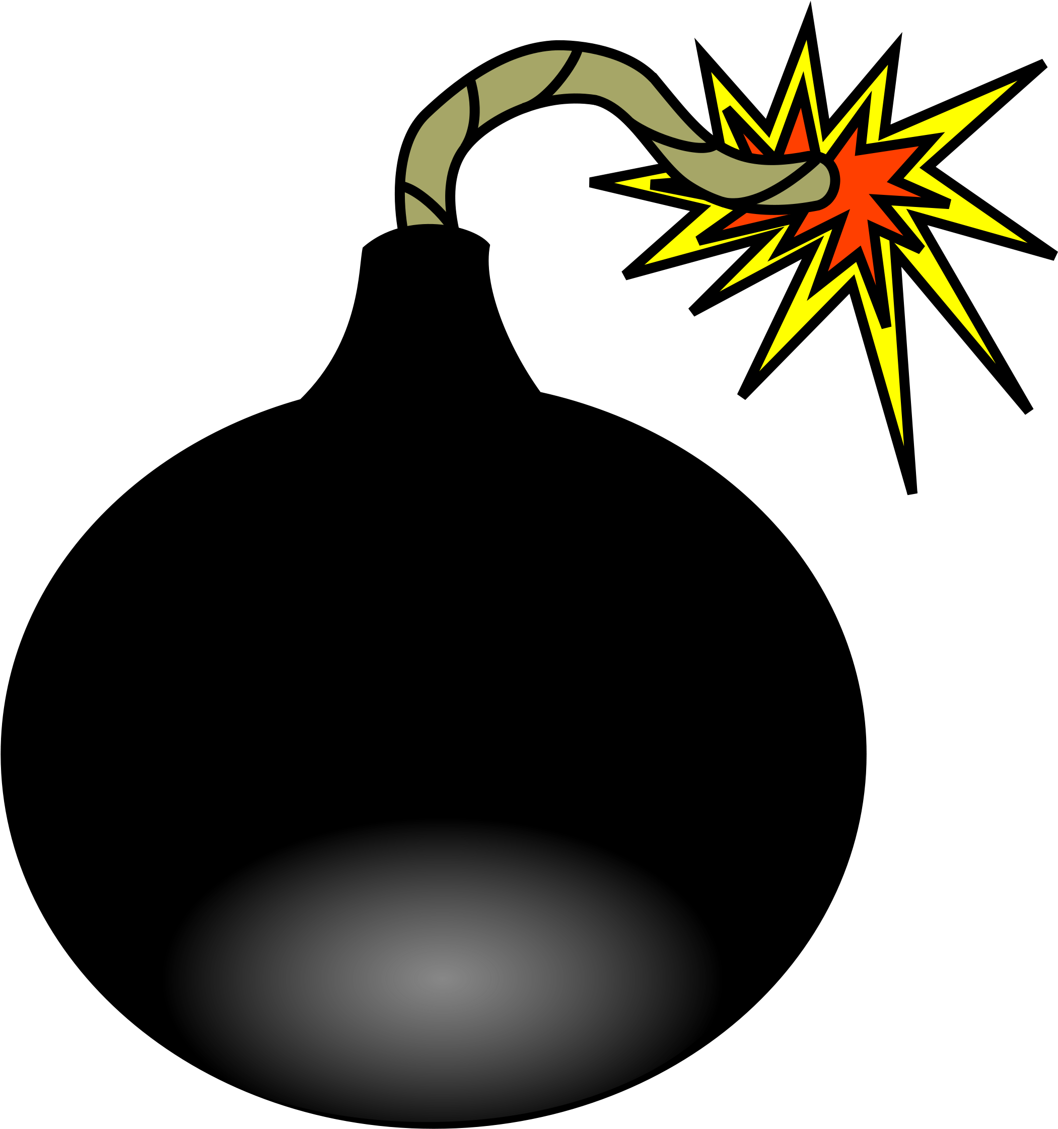 Bomb Png - Bomb Clip Art (2400x2400), Png Download