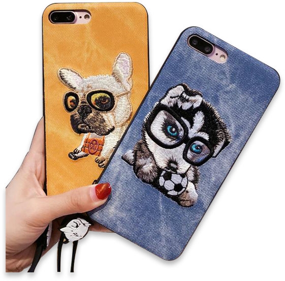 158-pug Dog Cover Case For Iphone - Mobile Phone Case (620x620), Png Download