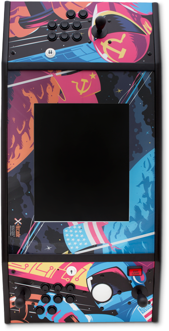 "space Race" Cocktail Arcade Machine With 250 Arcade - Gadget (750x750), Png Download