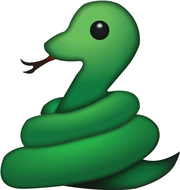 Snake Clipart Emoji - Snake Emoji Png (600x600), Png Download