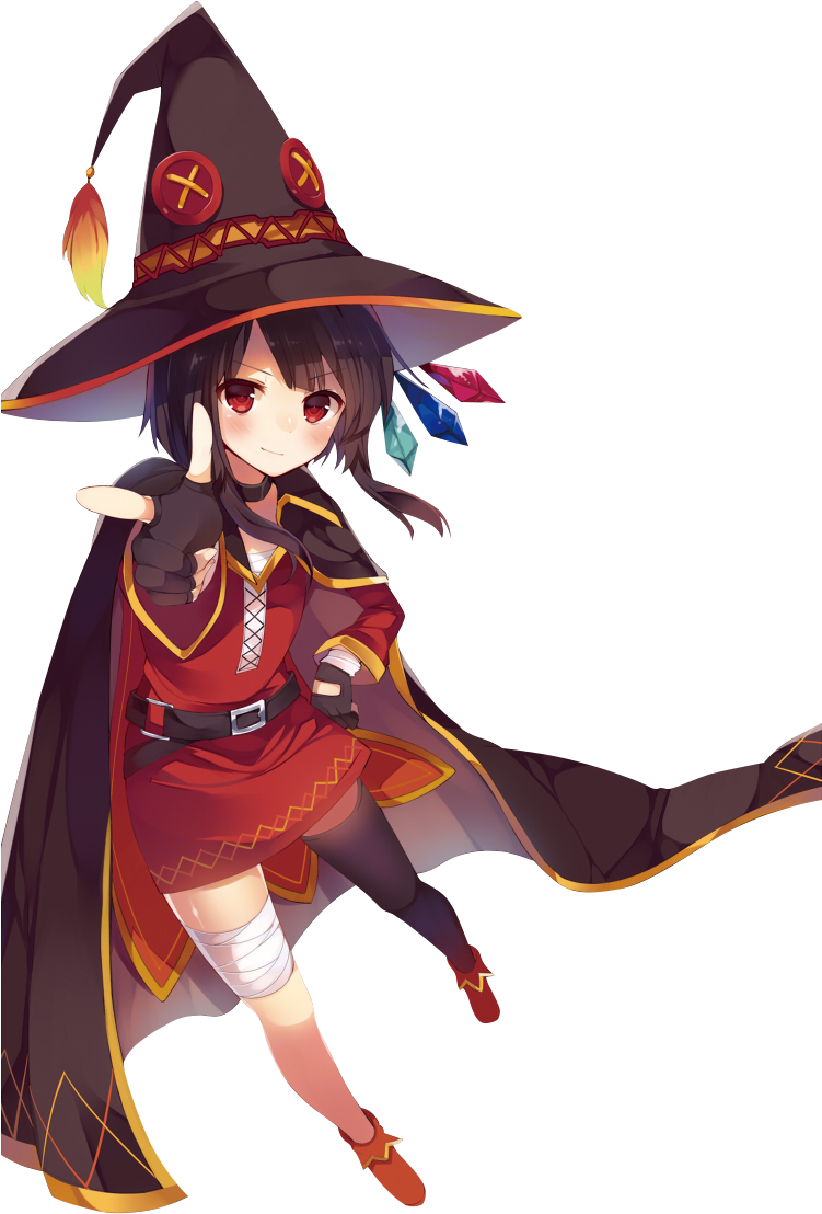 Ln Megumin - Konosuba: God's Blessing On This Wonderful World!, (750x1119), Png Download
