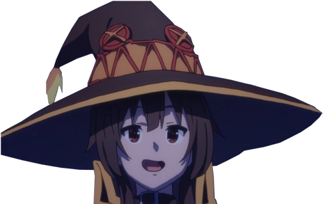 Megumin Head - Cartoon (488x296), Png Download