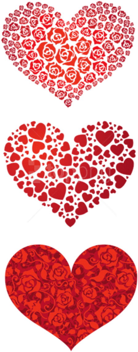 Sicohome Scrapbook Heart Printed Scrapbook Album With (244x600), Png Download