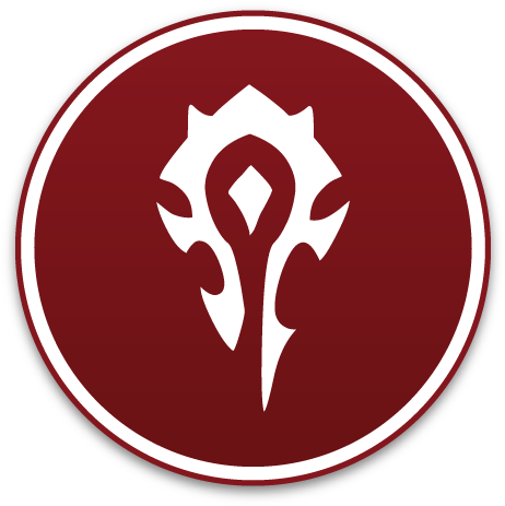 Area - Wow Horde Logo (468x500), Png Download