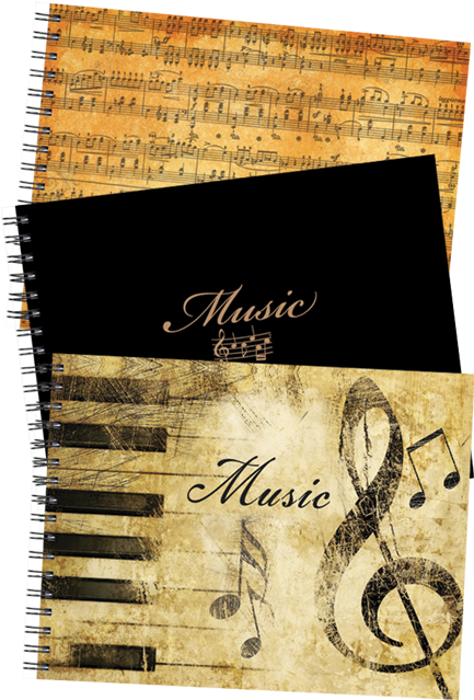 Music - Grunge Music Journal [book] (650x650), Png Download