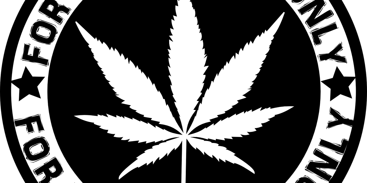 Clip Stock Assuming Kasich Signs Ohio Will Legalize - Marijuana Black And White Logo (1280x640), Png Download