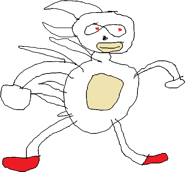 Download HD 1111hypersanic - Hyper Sanic Meme Transparent PNG Image