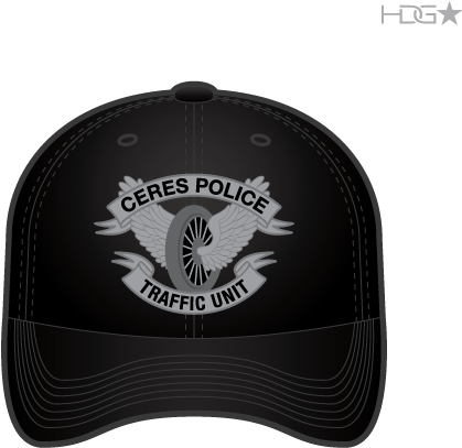 Ca Ceres Police Traffic Black Hat - Sog Hats (500x500), Png Download