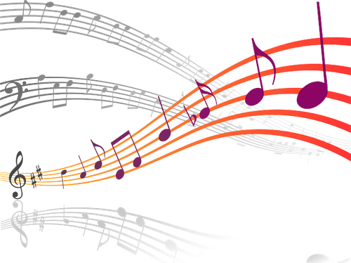 Music Staff - Musical Png (500x374), Png Download