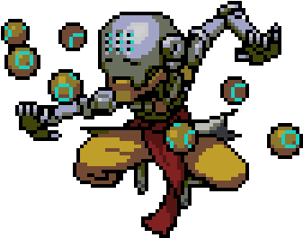 Overwatch Tattoo, Png Format, Art Tattoos, Rwby, Pixel - Overwatch Zenyatta Pixel Spray (600x600), Png Download
