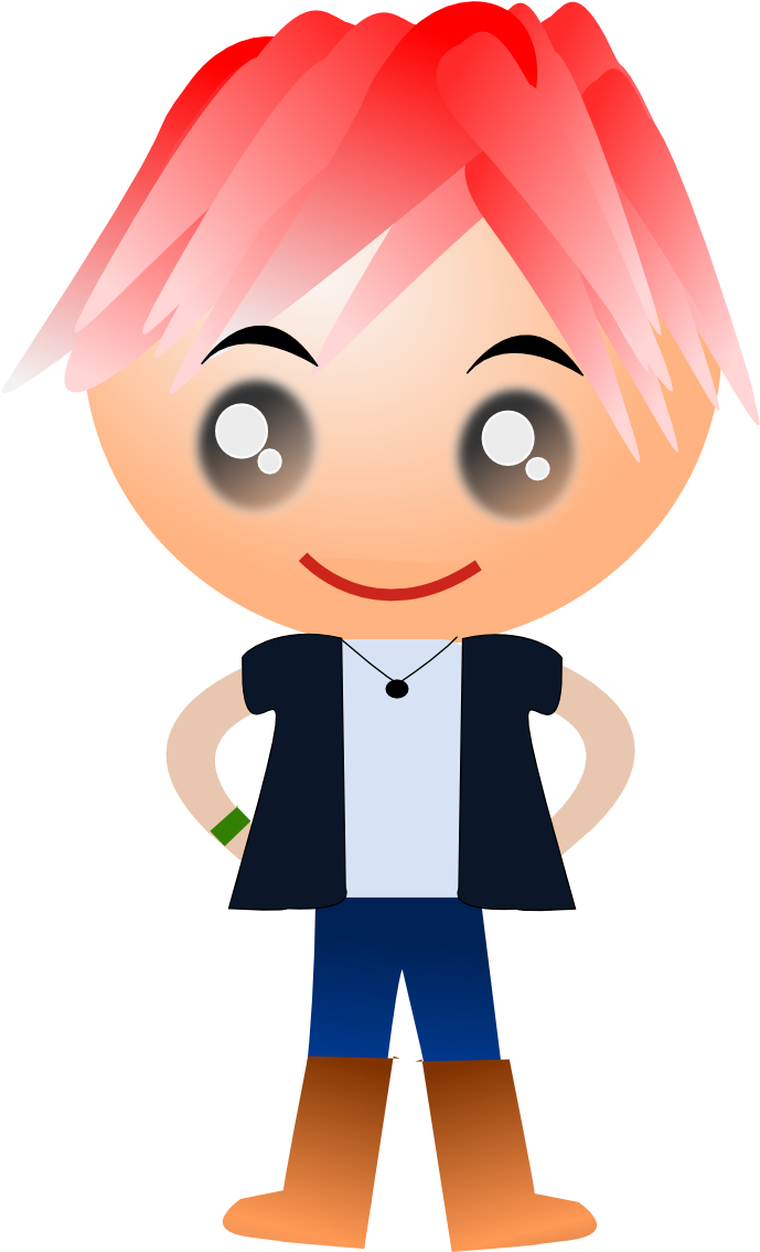 Anime Eye Full Clip Art - Teens Vectors Png (555x785), Png Download