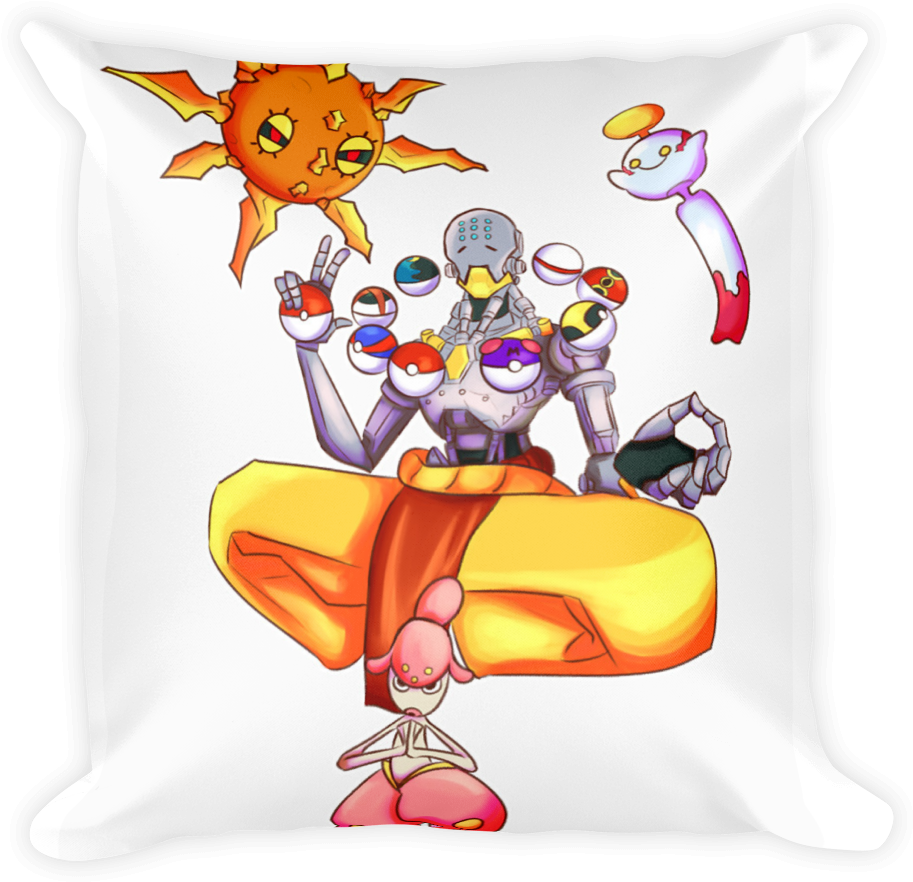 Zenyatta Pokemon Trainer - Pokémon (1000x1000), Png Download