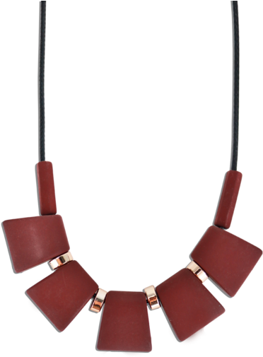 Trapezoid Statement Necklace Necklaces Lou Lou Boutiques - Necklace (406x600), Png Download