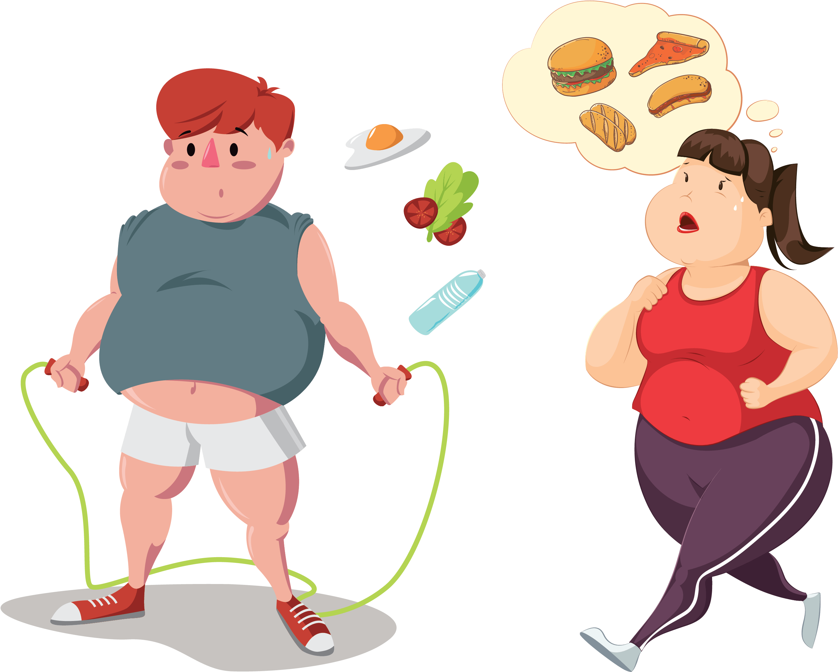 Obesity Is Not A Disease - Obesity (4690x2346), Png Download
