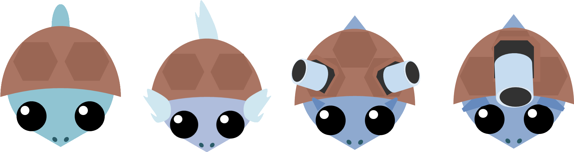 Artisticsquirtle - Mopeio Evolution (2000x500), Png Download