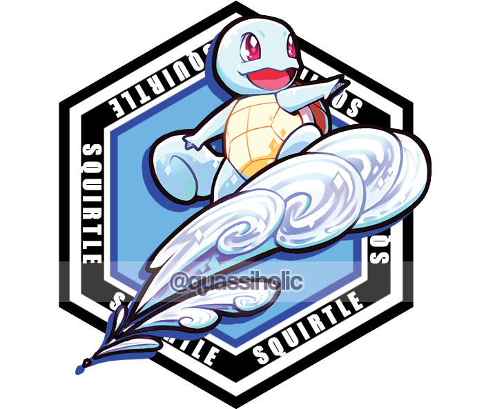 Squirtle Acrylic Charm - Logo (700x700), Png Download