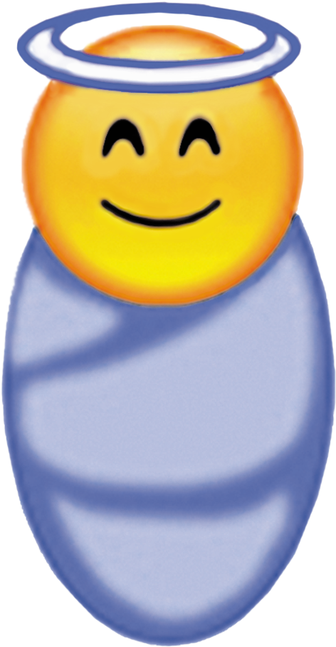 Baby Emoji For Facebook For Kids - Baby Jesus Emoji (983x983), Png Download