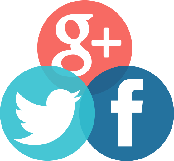 Sharing Free - Facebook Twitter Google Png (558x516), Png Download