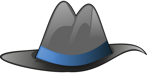 Slouch Hat,hat,floppy Hat,squash-hat Spook,headwear,grey - Non Living Things Animals (500x250), Png Download