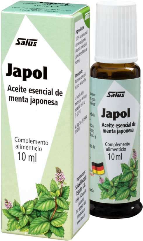 Salus Japanese Mint Essence 10ml Schoenenberger (1000x1001), Png Download
