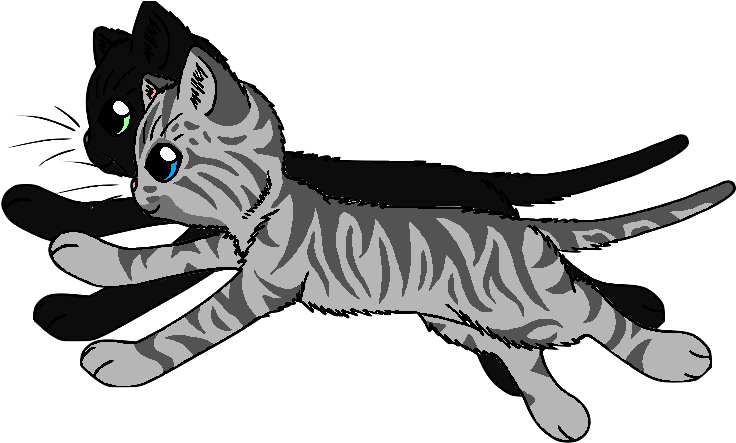 Mintleaf - Warrior Cats Lineart (744x450), Png Download