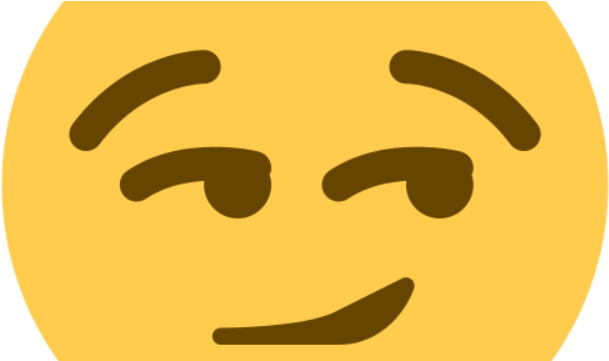 Office Building Megaphone Happy Face Camera Dollar - Smirk Emoji Discord (640x360), Png Download