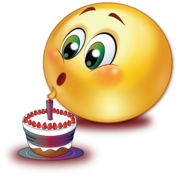 Birthday Emoji Png - Birthday Cake Emoji Png (384x384), Png Download