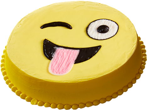Crazy Silly Emoji - Emoji Ice Cream Cake (600x600), Png Download