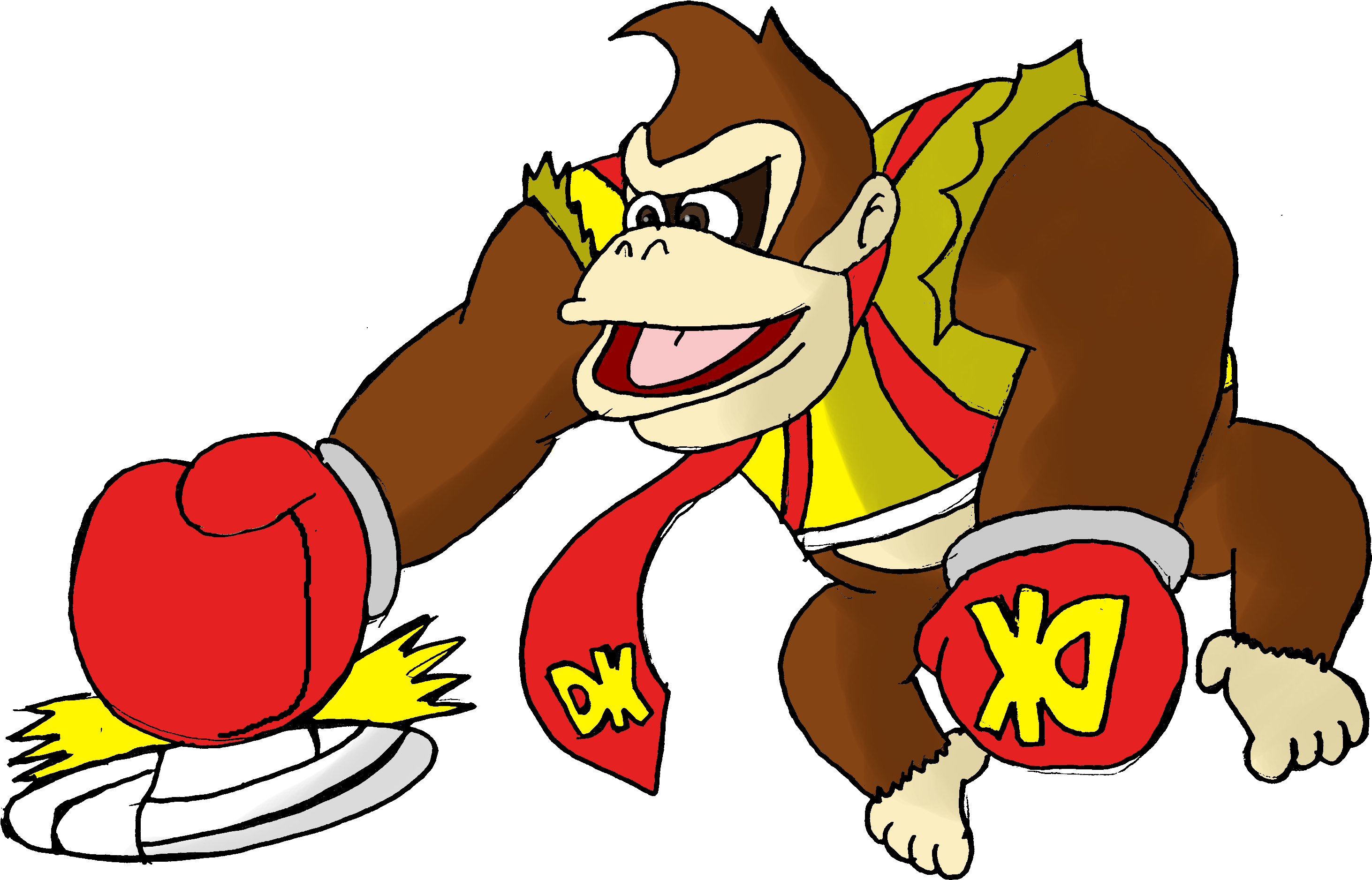 How The Grinch Stole Holiday Showcase Presentations - Donkey Kong (2970x1925), Png Download
