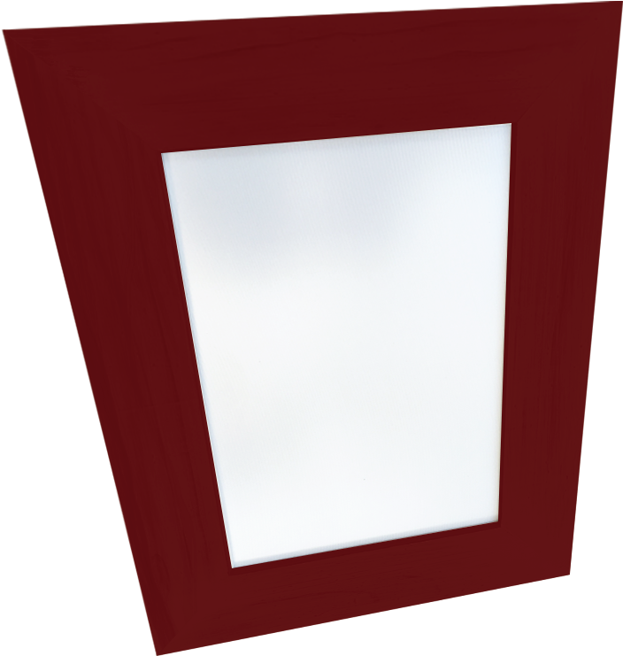 Maria Red Frame - Wood (1024x768), Png Download