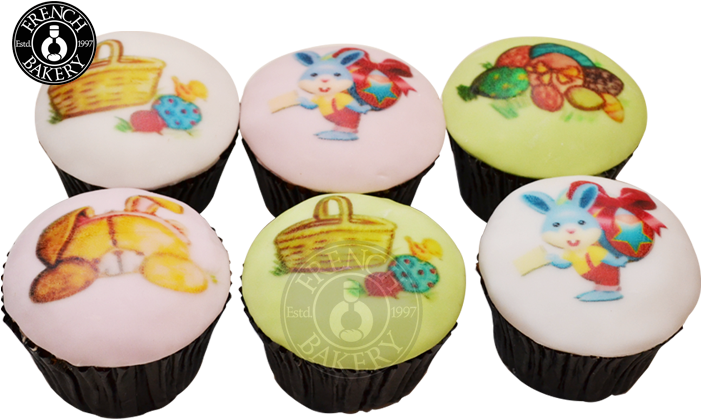 Easter Art Cupcake - Easter Cupcake Transparent (700x471), Png Download