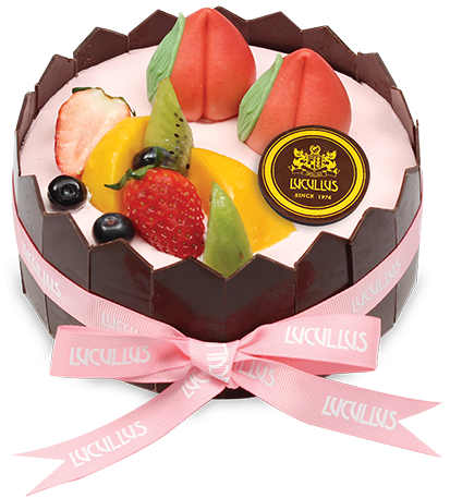 Mixed Fruit Fresh Cream Cake - Cream (567x456), Png Download