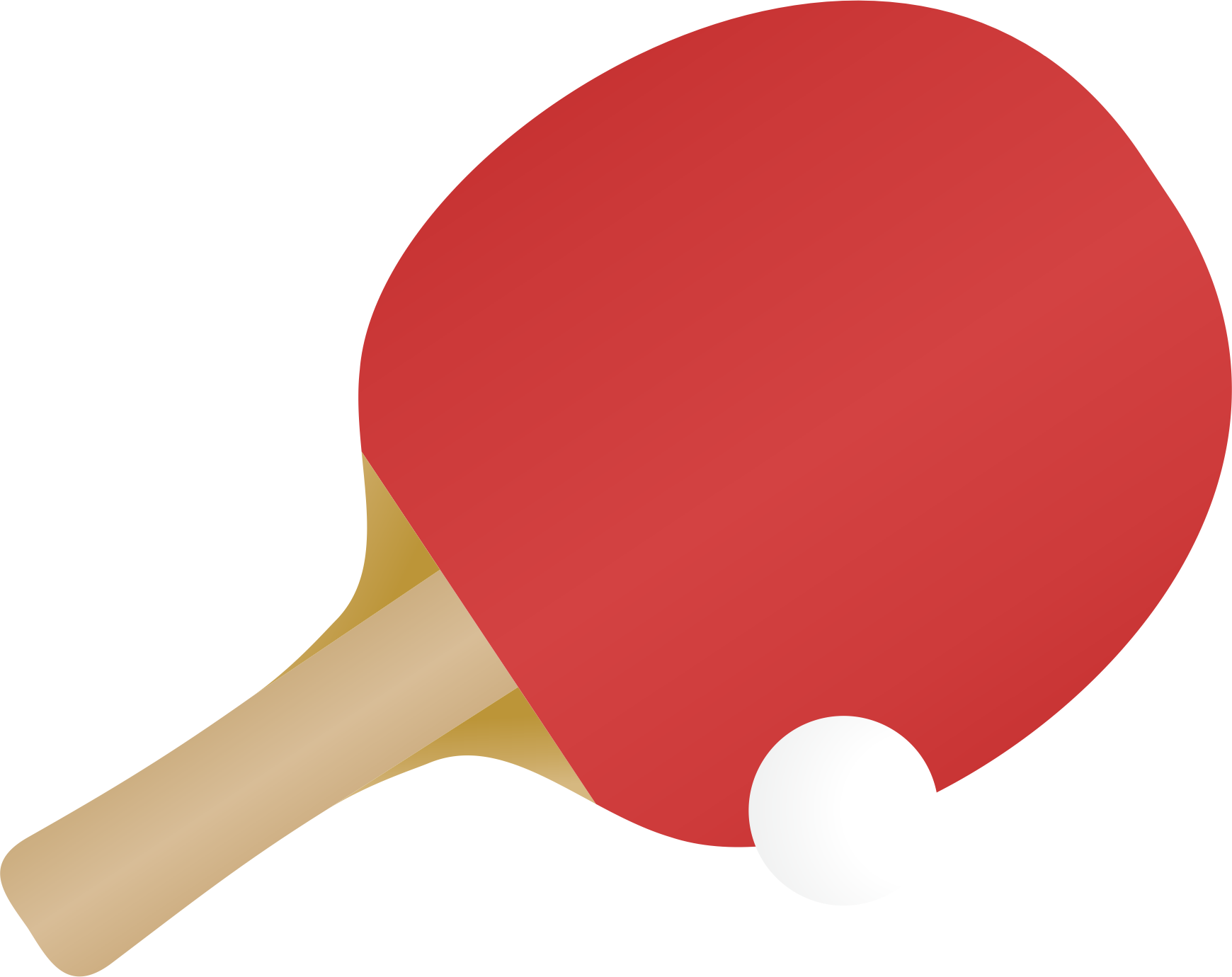 Table Tennis Paddle Transprent Png Free Download - Ping Pong Racket Clipart Png (1740x1380), Png Download