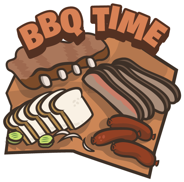 Tex Emojis Bbq Time Bbq Time (618x618), Png Download
