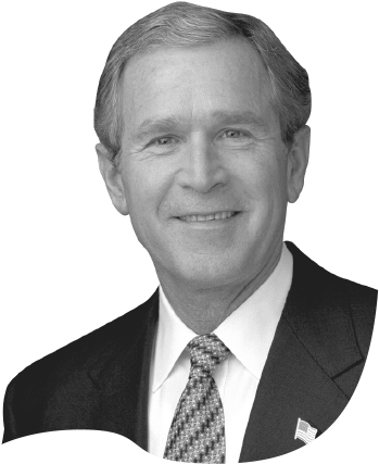 Png Bush, George H - George Bush Opponent In 2004 (600x475), Png Download